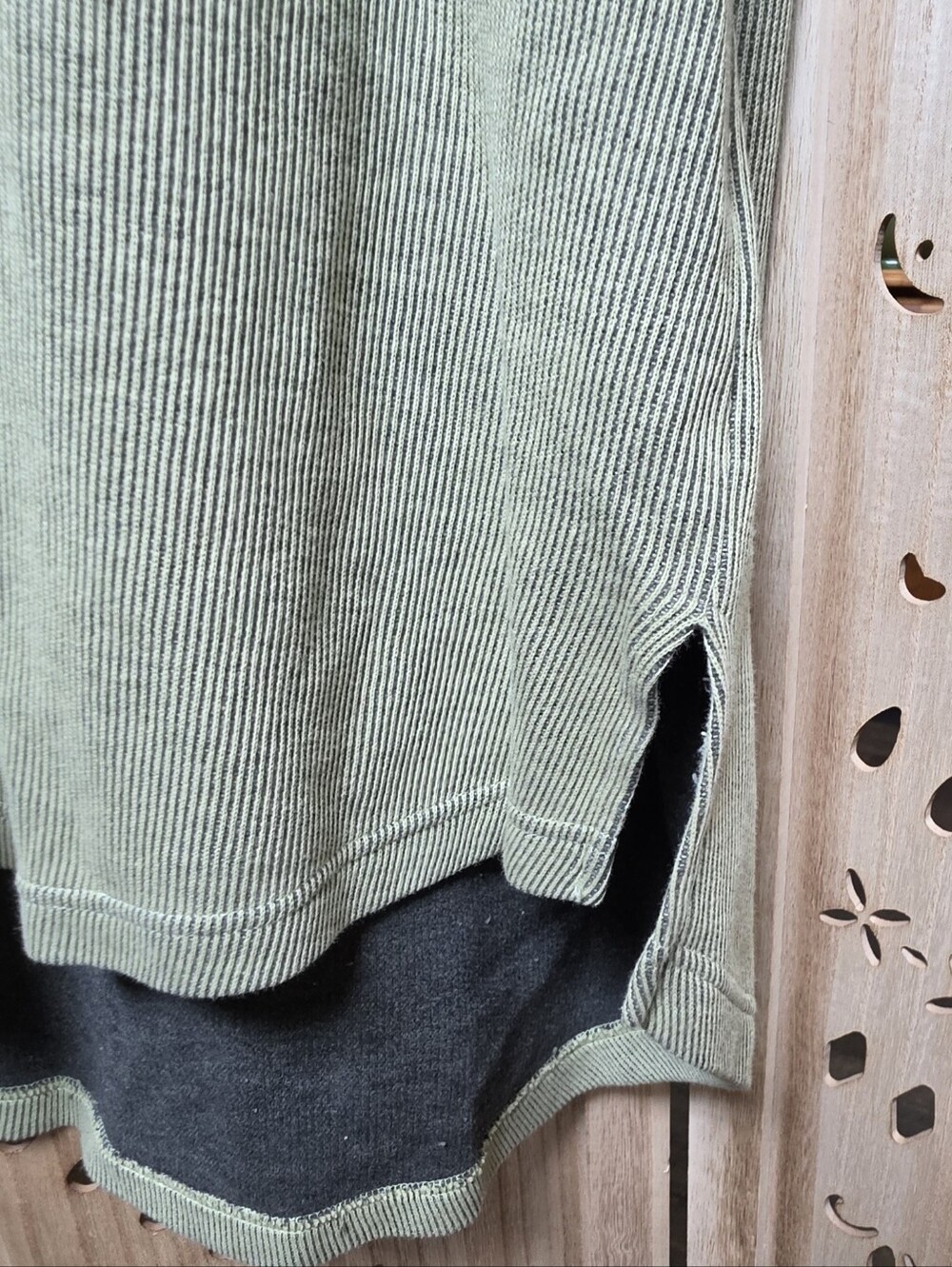 NWT Tomorrow's Sweatshirt Cardigan by Free People Sage Green - Picture 4 of 10